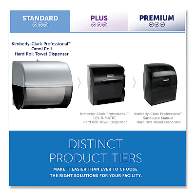 Kimberly-Clark Omni Roll Towel Dispenser, 10.5 x 10 x 10, Smoke/Gray (KCC09746)
