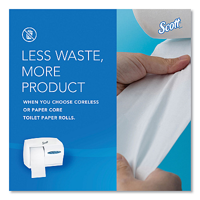 Scott Essential Coreless SRB Tissue Dispenser, 11 x 6 x 7.6, White (KCC09605)