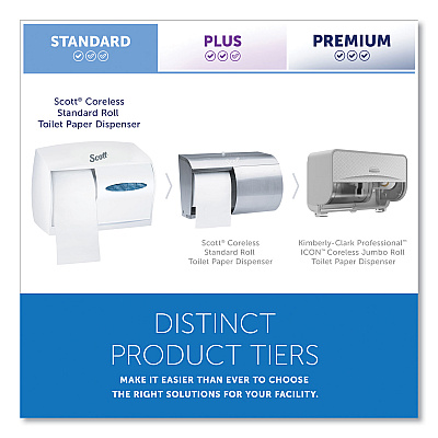 Scott Essential Coreless SRB Tissue Dispenser, 11 x 6 x 7.6, White (KCC09605)