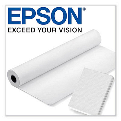 Epson Enhanced Photo Paper Roll, 10.3 mil, 24" x 100 ft, Matte White (EPSS450425)