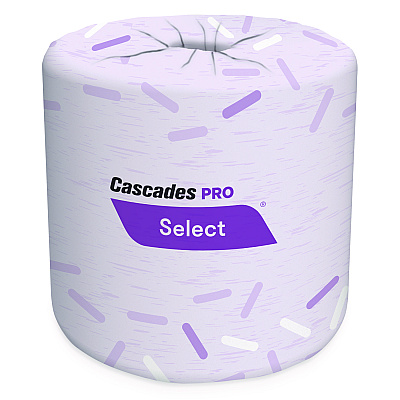 Cascades PRO Select Standard Bath Tissue, 2-Ply, White, 4 x 3.25, 420 Sheets/Roll, 48 Rolls/Carton (CSDB031)