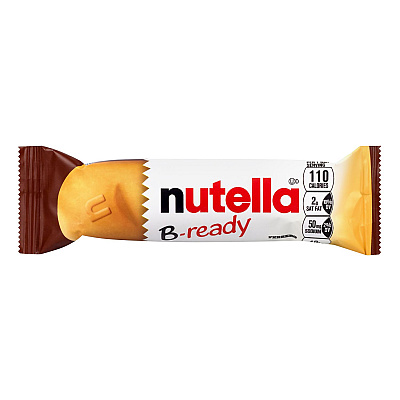 Nutella B-Ready, Hazelnut, 0.7 oz Bag, 36/Carton (GRR22002147)
