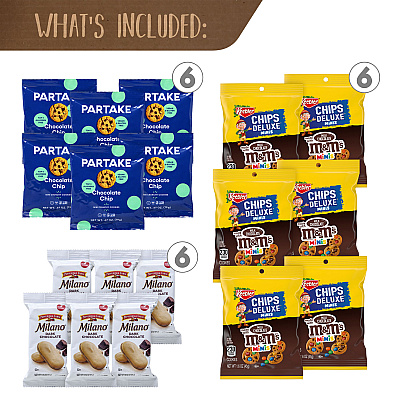 Snack Box Pros Cookie Lover's Snack Box, 40 Assorted Snacks/Box (GRR70000162)