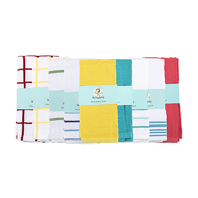 Sc Utility Kitchen Towel 4-pack Assortment 16x19, Case Of 192 (BARMOP-4PK-CS)