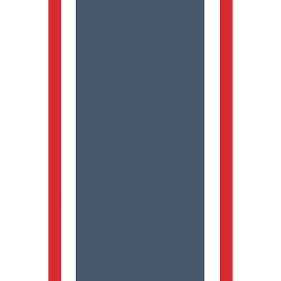 Aston & Arden Pinstripe Beach Towel 35x70 Navy/red, Case Of 8 (BT-PINSTR-25NR-CS)