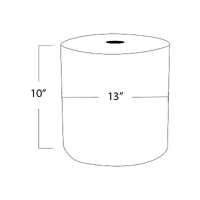 Taskbrand P50 Hydrospun Jumbo Roll, White, 9x13, Jr, 1100/rl, 1 Rl/cs, Case Of 1100 (N-P050JPW)