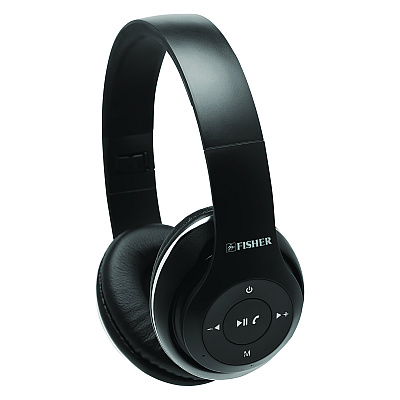 Fisher Peak Wireless Headphones, Black (MIGFBHP382K)
