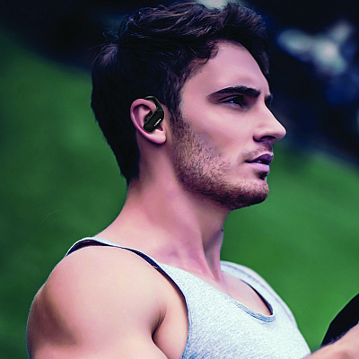 Fisher Edge Pro True Wireless Earphones, Black (MIGFTW220K)