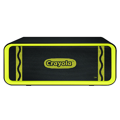 Crayola Portable Speaker, Bluetooth, Black/Yellow (MIGCBT300K)