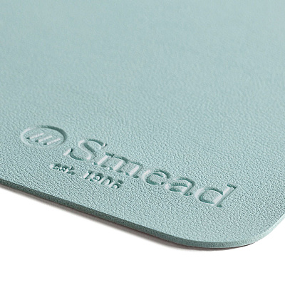 Smead Vegan Leather Desk Pads, 23.6" x 13.7", Light Blue (SMD64840)