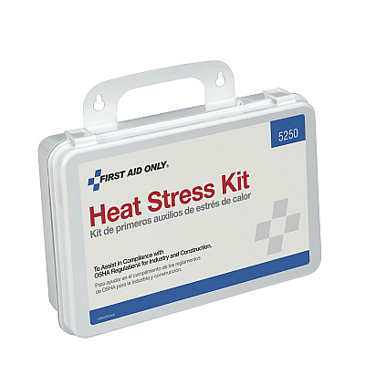 First Aid Only Unitized OSHA Compliant Heat Stress Kit, 26 Pieces, Plastic case (FAO5250)