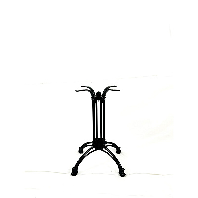 JMC Furniture Solid Wood Tables, Cast Aluminum Base, Square, 36w x 36d x 29.75h, Natural (106C3636D)