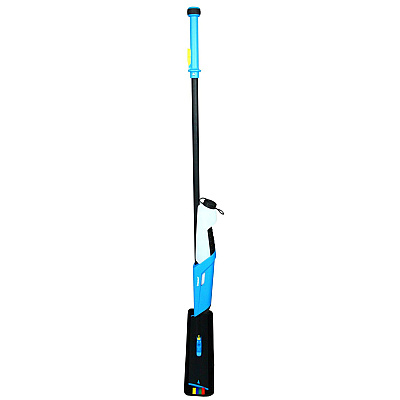 Impact Mopster 2.0 Microfiber Bucketless Mop, 16.25 x 3.25 Blue Microfiber Head, 57" Black Aluminum Handle (IMPT002200)