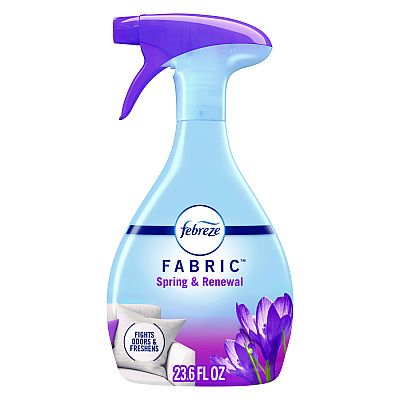 Febreze FABRIC Refresher/Odor Eliminator, Spring and Renewal, 23.6 oz Spray Bottle, 4/Carton (PGC08906)