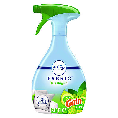 Febreze FABRIC Refresher/Odor Eliminator, Gain Original, 23.6 oz Spray Bottle, 4/Carton (PGC08905)