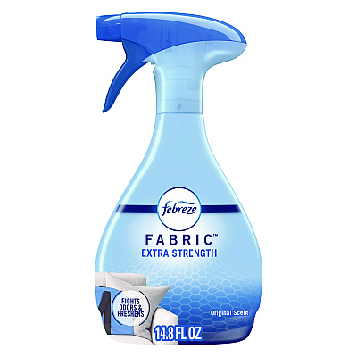 Febreze FABRIC Refresher/Odor Eliminator, Extra Strength, Original, 14.8 oz Spray Bottle, 8/Carton (PGC08858)