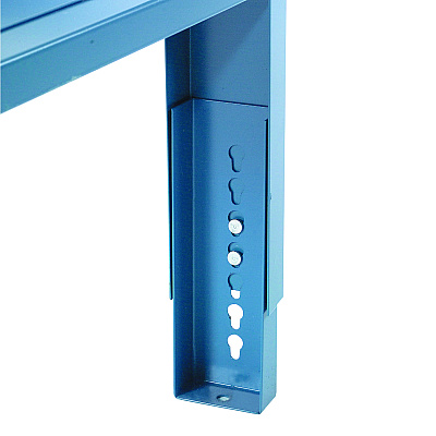 Global Industrial Industrial Workbench Bench-in-a-Box, 3,000 lbs, 60 x 30 x 29.75 to 36.75, Blue (GBE606795)