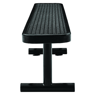 Global Industrial Expanded Steel Flat Bench, 72 x 14.5 x 18, Black (GBE277156BK)