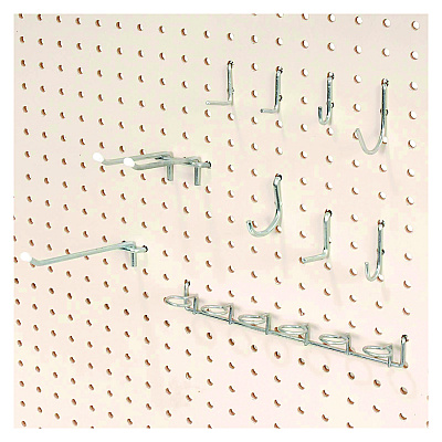 Global Industrial Pegboard Hooks, 30-Piece Assorted Hooks, Steel (GBE606968)