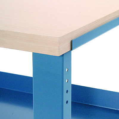 Global Industrial Industrial Workbench Bench-in-a-Box, 3,000 lbs, 60 x 30 x 29.75 to 36.75, Blue (GBE606795)