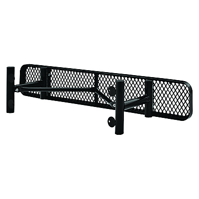 Global Industrial Expanded Steel Flat Bench, 72 x 14.5 x 18, Black (GBE277156BK)