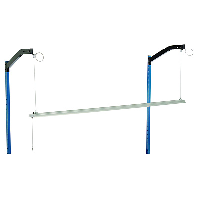 Global Industrial Workbench LED Light Kit, Aluminum, 72" (GBE319405)