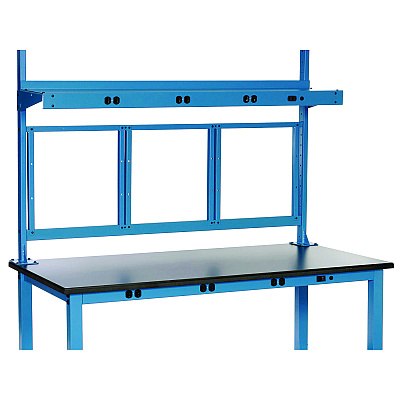 Panel Mounting Rail, For Use with Global Industrial 48" Wide Workbenches, 150 lb Weight Capacity (GBE249291ABL)