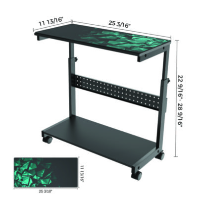 Eureka CPU Holder, Supports 88.2 lbs, 25.19 x 11.81 x 22.56 to 28.56, Black (EKAARCHB)