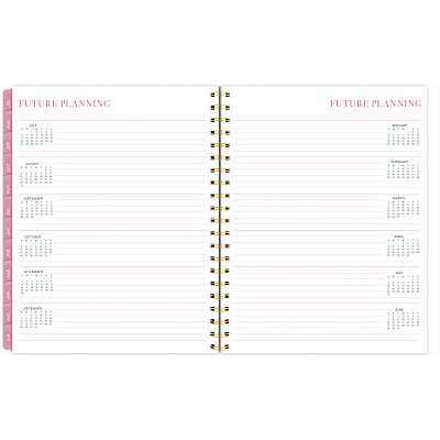Cambridge Leah Bisch Academic Year Weekly/Monthly Planner, Floral Artwork, 11 x 9.25, Multicolor Cover, 12-Month: July 2024 - June 2025 (LB33905A)