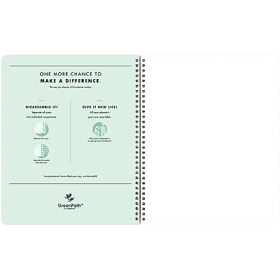 Cambridge GreenPath Academic Year Weekly/Monthly Planner, Floral Artwork, 11 x 9.38, Multicolor Cover, 12-Month: July 2024 to June 2025 (GP46905A)