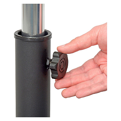 Global Industrial Umbrella Base, Square, Concrete, 88 lb Capacity, 20 x 20 x 15.75, Black (GBE695475)
