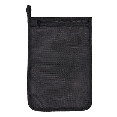 ergodyne Arsenal 5718 Zippered Mesh Wash Bag, 8 x 10, Polyester, Black, 10/Pack (EGO13721)