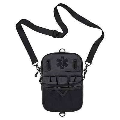 ergodyne Arsenal 5717 Convertible Nurse Belt Bag, 10 Compartments, 7 x 10, Nylon, Black (EGO13720)