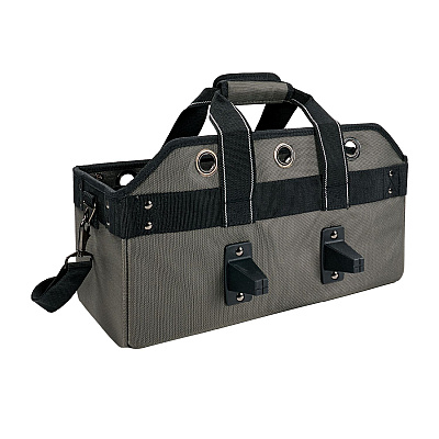 ergodyne Arsenal 5844 Bucket Truck Tool Bag with Tool Tethering Attachment Points, 18 x 7.5 x 7.5, Polyester, Gray (EGO13744)