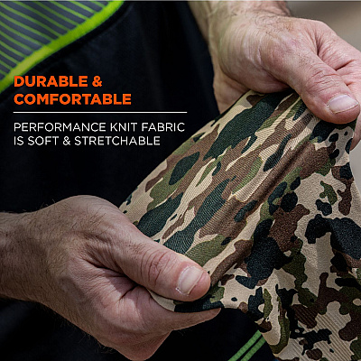 ergodyne Chill-Its 6695 Sun Protection Arm Sleeves, Polyester/Spandex, X-Large/2X-Large, Camo (EGO12192)