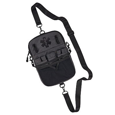 ergodyne Arsenal 5717 Convertible Nurse Belt Bag, 10 Compartments, 7 x 10, Nylon, Black (EGO13720)