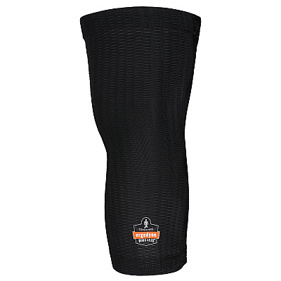 ergodyne Proflex 525 Lightweight Padded Knee Sleeves, Slip-On, X-Large+, Black, Pair (EGO18528)