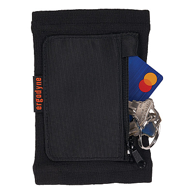 ergodyne Squids 3388 Wrist ID/Badge Holder, Vertical, Black, 3.5 x 5.5 Holder, 2.75 x 3.75 Insert (EGO19960)