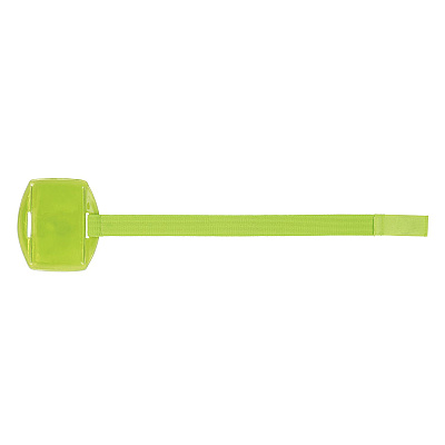 ergodyne Squids 3386 Arm Band ID/Badge Holder, Vertical, Lime, 3.75 x 4.25 Holder, 2.5 x 4 Insert, 10/Pack (EGO19970)
