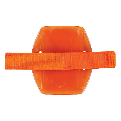 ergodyne Squids 3386 Arm Band ID/Badge Holder, Vertical, Orange 3.75 x 4.25 Holder, 2.5 x 4 Insert (EGO19958)