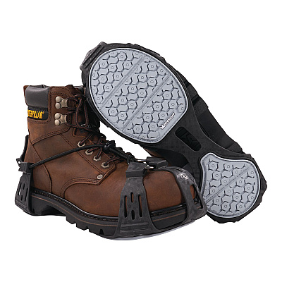 ergodyne TREX 6326 Spikeless Slip- and Oil-Resistant Traction Device, Medium (Mens Size 7.5 to 9), Black, Pair (EGO16926)