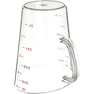 Carlisle Commercial Measuring Cup, 1 gal, Clear (CFS4314507)