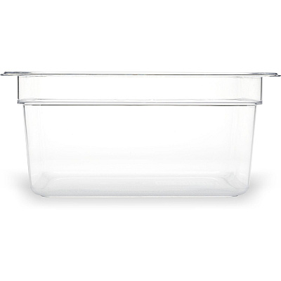 Carlisle StorPlus Polycarbonate Food Pan, 8.7 qt, 10.38 x 12.75 x 6, Clear, Plastic (CFS10222B07)