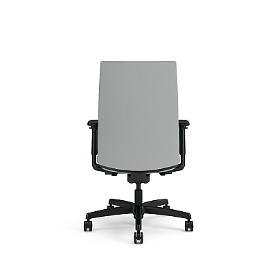 HON Ignition 2.0 Upholstered Mid-Back Task Chair, Up to 300 lbs, 17 to 21.5 Seat Height, Flint Seat and Back, Black Base (HONI2U2ASX39NTK)