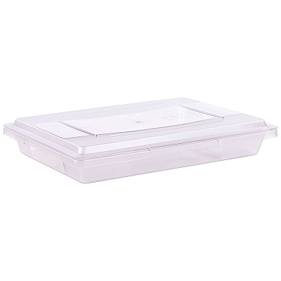 Carlisle StorPlus Polycarbonate Food Storage Container, 5 gal, 18 x 26 x 3.5, Clear, Plastic (CFS1062007)
