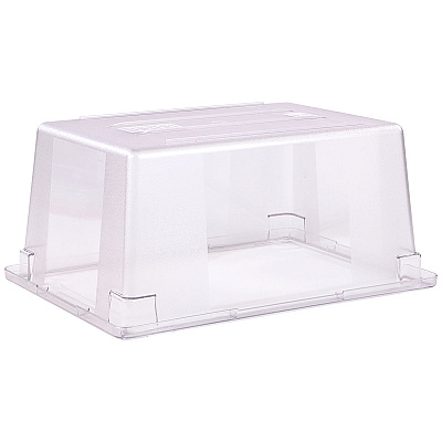Carlisle StorPlus Polycarbonate Food Storage Container, 16.6 gal, 18 x 26 x 12, Clear, Plastic (CFS1062307)