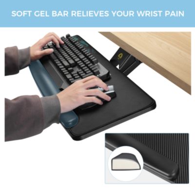 Eureka Adjustable Keyboard Tray, Black (EKAAKB02)