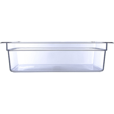 Carlisle StorPlus Polycarbonate Food Pan, 19.4 qt, 12.5 x 20.75 x 6, Clear, Plastic (CFS10202B07)