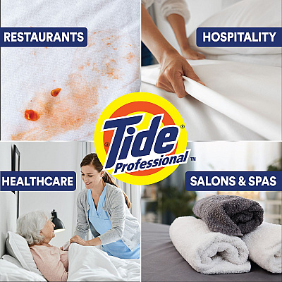 Tide Professional Commercial Liquid Laundry Detergent, 105 oz Pour Bottle, 4/Carton (PGC14116)