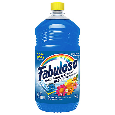 Fabuloso Multi-Use Cleaner, Spring Fresh Scent, 56 oz Bottle, 6/Carton (CPC153099CT)